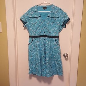 Sourpuss Western cowgirl bandana print dress xxxl